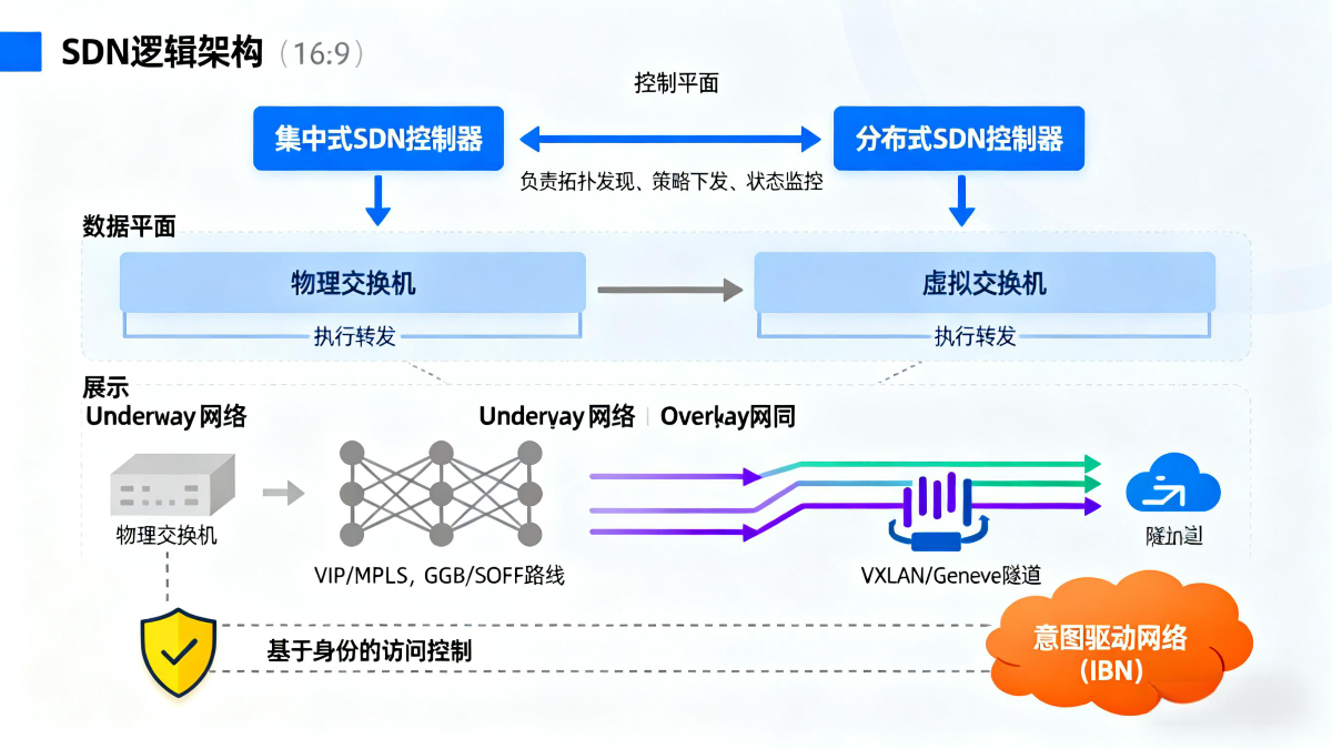 Spine-Leaf架构示意图